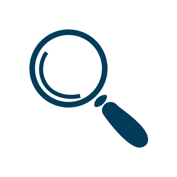 magnifying_glassicon icon of a magnifying glass