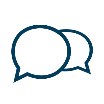 speechbubblesicon icon of speech bubbles