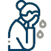 icon of person crying