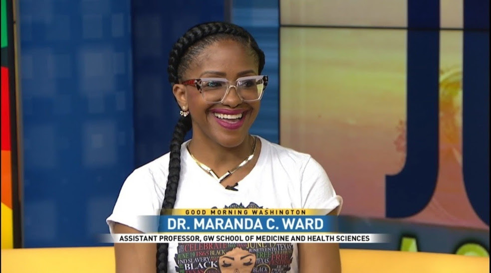 Dr. Maranda Award interviewed on Good Morning Washington