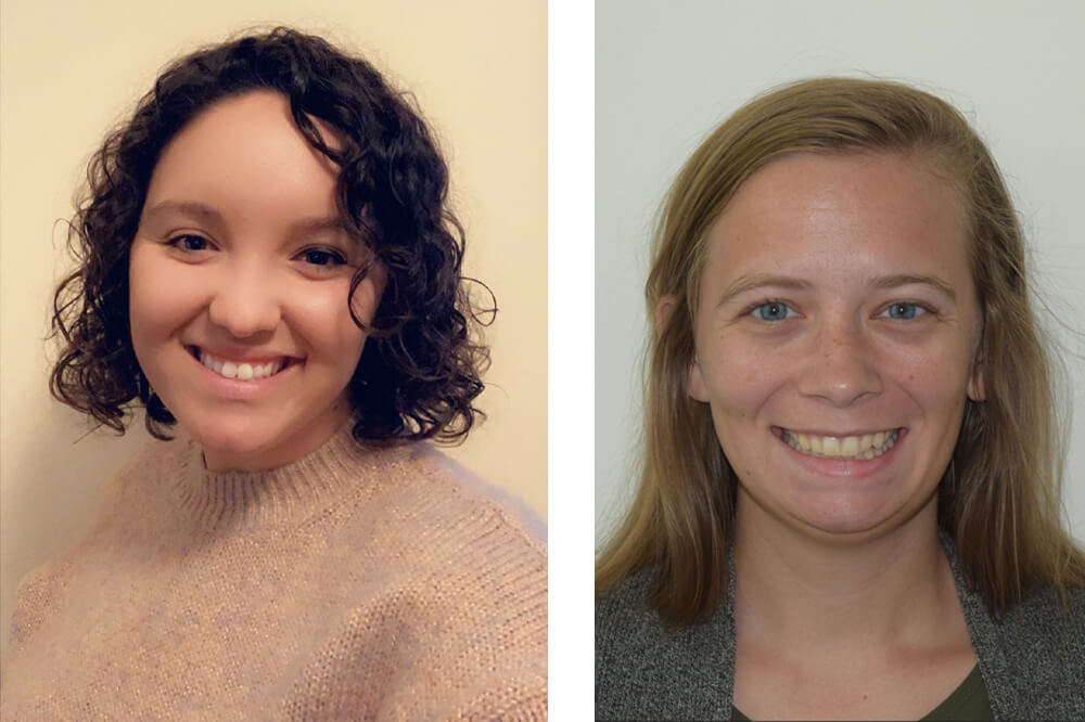 Left: Abby Anaya headshot, Right: Katharine Summers headshot