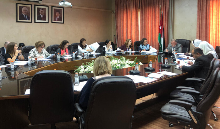 Ministry and UNESCO officials at the signing of the annual work plan for the systems strengthening project