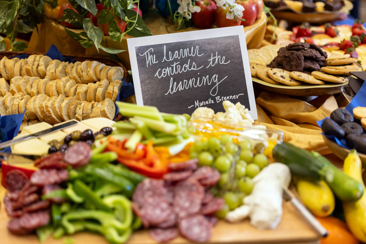 food at MEP 50th event