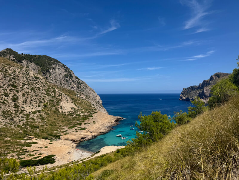 a beach in Mallorca