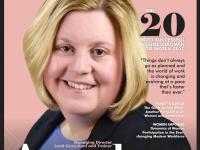The cover of the Insight Success magazine features Amanda Haddaway as one of 20 most successful businesswomen to watch in 2020