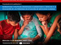 Cover of UNESCO report, El Derecho a la Educación en la Movilidad Humana en América Central, República Dominicana y México