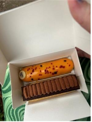 box of eclairs