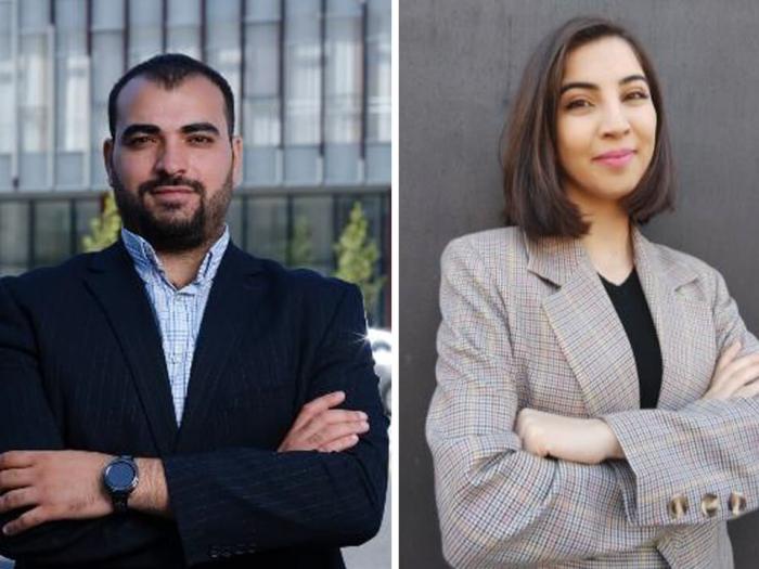 headshots of Elnur Akhundov and Nigar Altayzade