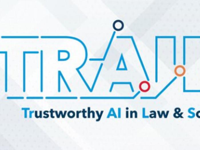 NSF + TRAILS (Trustworthy AI in Law & Society) logos