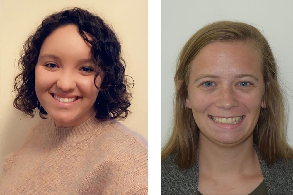 Left: Abby Anaya headshot, Right: Katharine Summers headshot