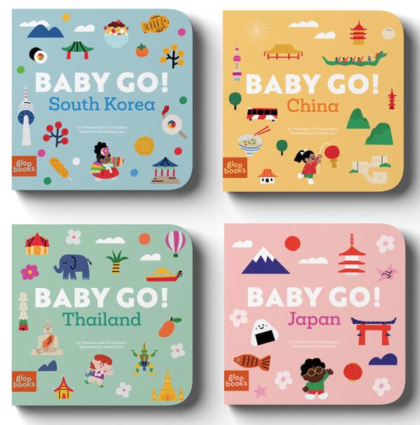 book covers: Baby Go! Book Series