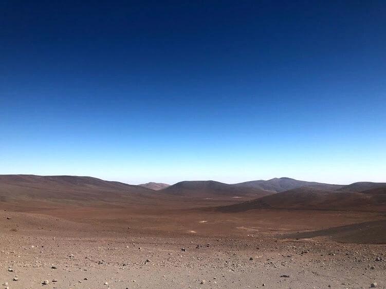View of landscape from Paranal Observatory