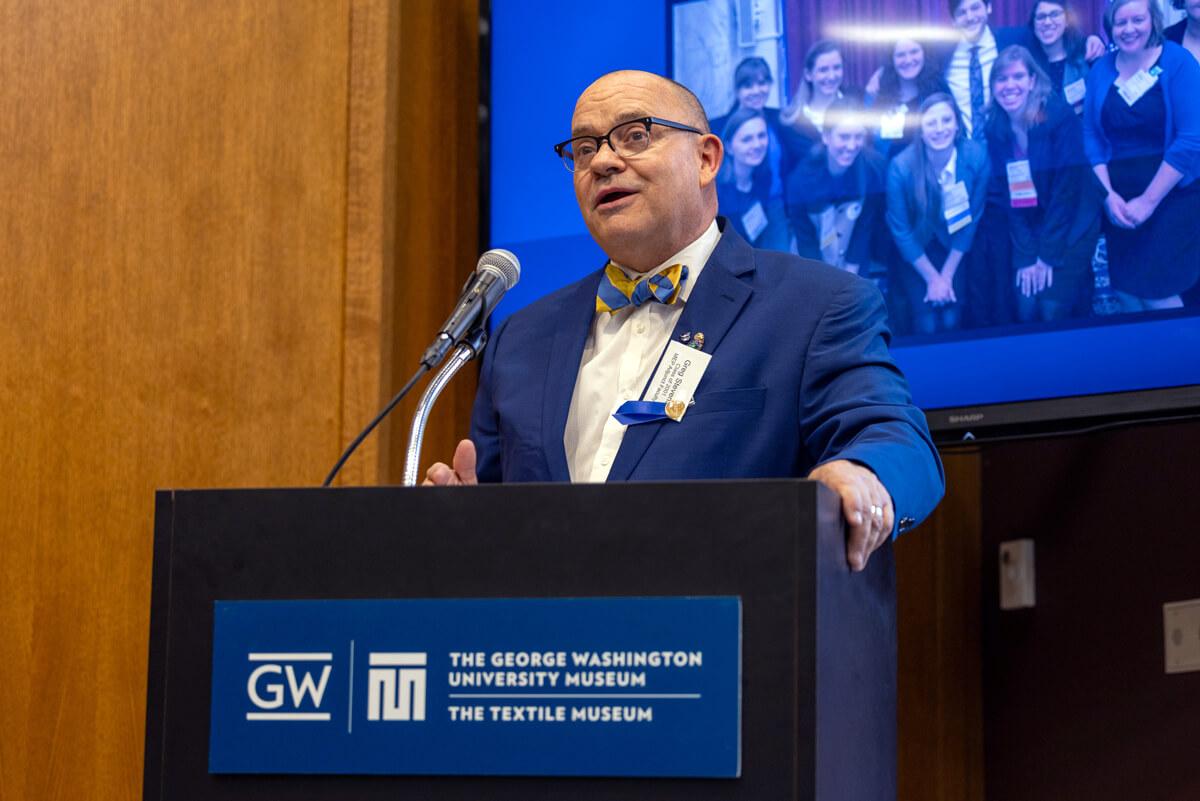 Greg Stevens speaks at MEP 50th event