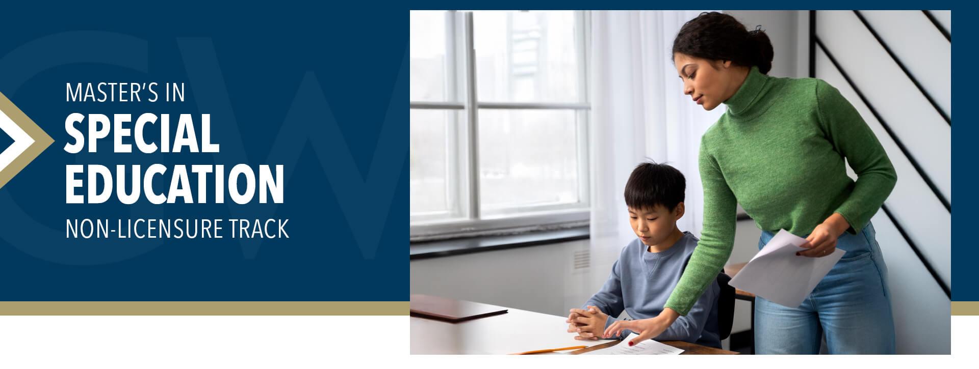 Master's in Special Education (Non-Licensure Track)