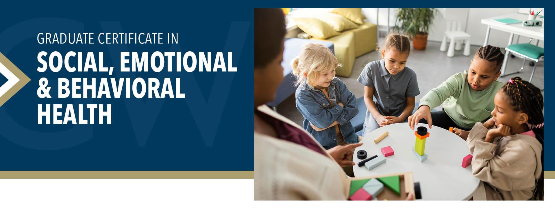Graduate Certificate in Social, Emotional, and Behavioral Health