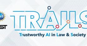 NSF + TRAILS (Trustworthy AI in Law & Society) logos