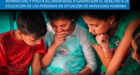 Cover of UNESCO report, El Derecho a la Educación en la Movilidad Humana en América Central, República Dominicana y México